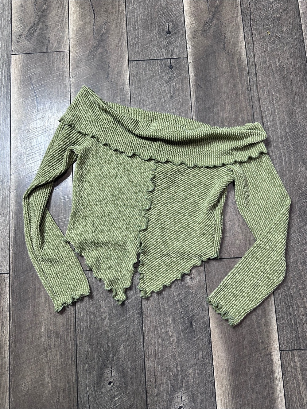 Willow + Root Off Shoulder Long Sleeve Top